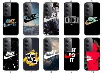 Силіконовий чохол бампер Nike Найк для Xiaomi Redmi 15 лаконічно та динамічно &mdash; чохол з принтом для смартфона