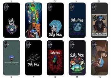 Силіконовий чохол Саллі Фейс Sally Face для Samsung A07 Galaxy A075F загадковий дизайн &mdash; чохол з принтом для смартфона