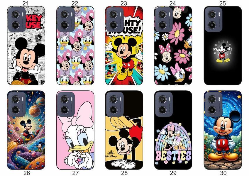 Силіконовий чохол Мікі Маус Mickey Mouse для Motorola Moto G05 діснеївська естетика &mdash; чохол з принтом для смартфона