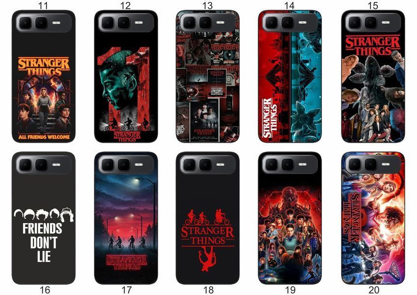 Силіконовий чохол Дуже дивні справи Stranger Things для Infinix Smart 10 Plus (X6725B) фантастичний дизайн і надійний захист &mdash; чохол з принтом для смартфона