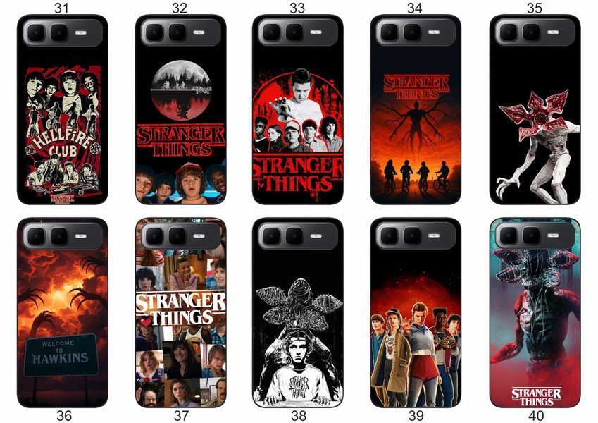 Силіконовий чохол Дуже дивні справи Stranger Things для Infinix Smart 10 Plus (X6725B) фантастичний дизайн і надійний захист &mdash; чохол з принтом для смартфона