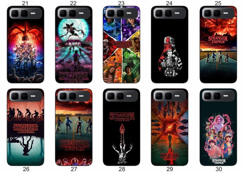 Силіконовий чохол Дуже дивні справи Stranger Things для Infinix Smart 10 Plus (X6725B) фантастичний дизайн і надійний захист &mdash; чохол з принтом для смартфона