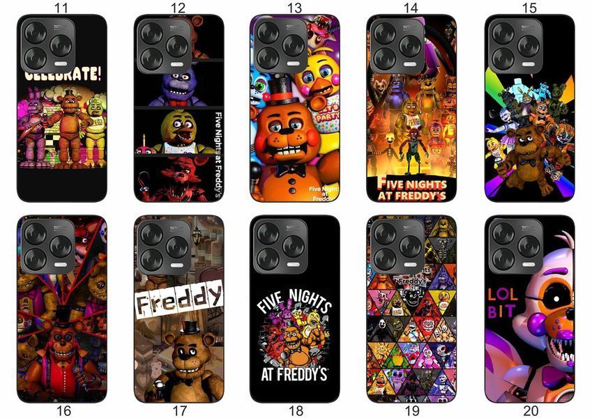 Силіконовий чохол Freddy FNAF Фредді Фазбер для ZTE Blade V70 Design 4G атмосферний принт і захист &mdash; чохол з принтом для смартфона