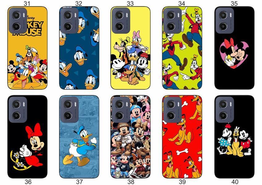 Силіконовий чохол Мікі Маус Mickey Mouse для Motorola Moto G05 діснеївська естетика &mdash; чохол з принтом для смартфона