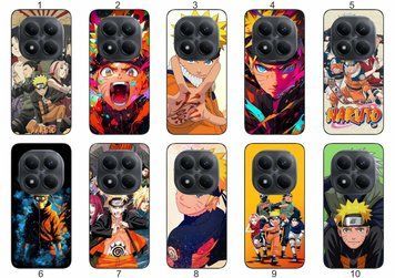 Силіконовий чохол з аніме Наруто Anime Naruto для Xiaomi Redmi Note 15 Pro 4G вислови свою фанатську любов &mdash; чохол з принтом для смартфона