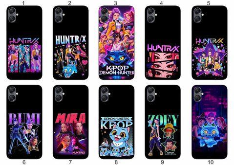 Силіконовий чохол KPOP Demon Hunters для Samsung A07 Galaxy A075F кейс-поп дизайн &mdash; чохол з принтом для смартфона