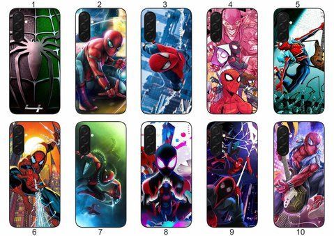Силіконовий чохол Spider Man Людина-павук для Samsung Galaxy A57 комікс стиль і захист &mdash; чохол з принтом для смартфона