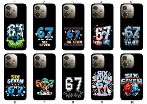 Силіконовий чохол 6-7 Шість Сім Six-Seven для OPPO A5 Pro мемний дизайн &mdash; чохол з принтом для смартфона
