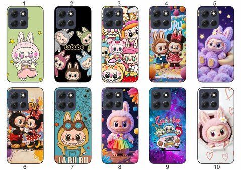 Силіконовий чохол Labubu Лабубу для Motorola G86 5G колекційний стиль і захист &mdash; чохол з принтом для смартфона