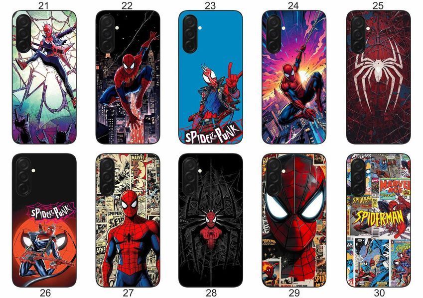 Силіконовий чохол Spider Man Людина-павук для Samsung Galaxy A57 комікс стиль і захист &mdash; чохол з принтом для смартфона