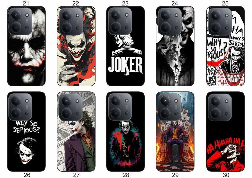 Силіконовий чохол Joker Джокер Harley Quinn Харлі Квін для Xiaomi Poco C85 харизма та захист &mdash; чохол з принтом для смартфона