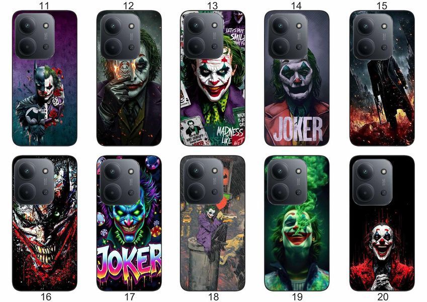 Силіконовий чохол Joker Джокер Harley Quinn Харлі Квін для Xiaomi Poco C85 харизма та захист &mdash; чохол з принтом для смартфона