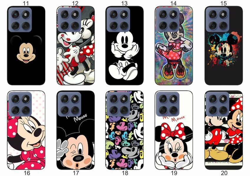 Силіконовий чохол Мікі Маус Mickey Mouse для Motorola Edge 60 Fusion діснеївська естетика &mdash; чохол з принтом для смартфона