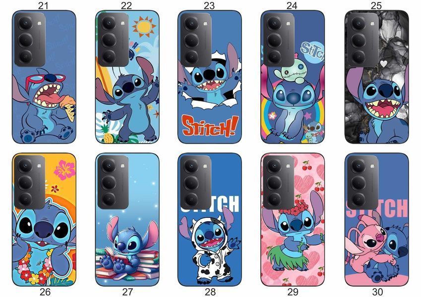 Силіконовий чохол Stitch Стіч для Xiaomi Redmi 15 пустотливий принт і захист &mdash; чохол з принтом для смартфона