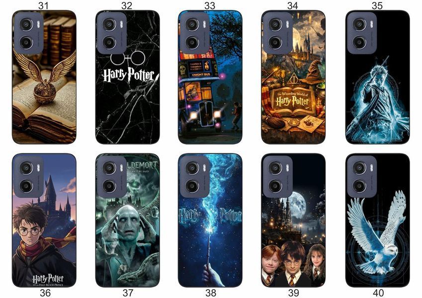 Силіконовий чохол Гаррі Поттер Harry Potter для Motorola Moto G05 магія Гоґвортсу та культовий дизайн &mdash; чохол з принтом для смартфона