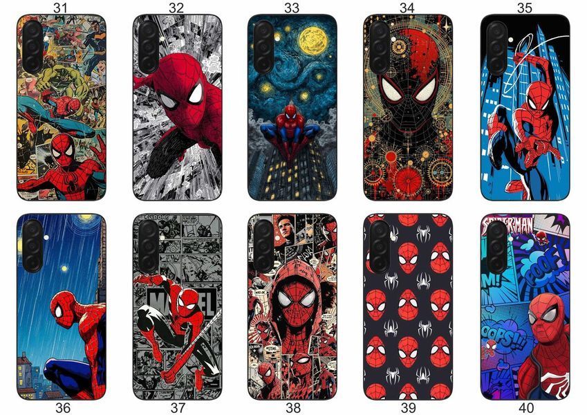 Силіконовий чохол Spider Man Людина-павук для Samsung Galaxy A57 комікс стиль і захист &mdash; чохол з принтом для смартфона
