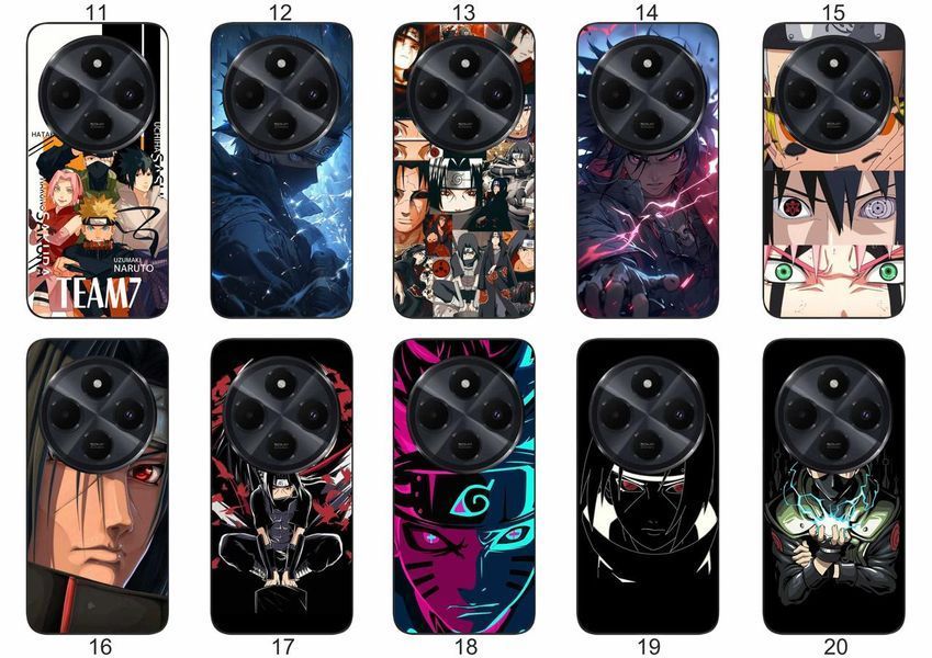 Силіконовий чохол з аніме Наруто Anime Naruto для Xiaomi Redmi 14C вислови свою фанатську любов &mdash; чохол з принтом для смартфона