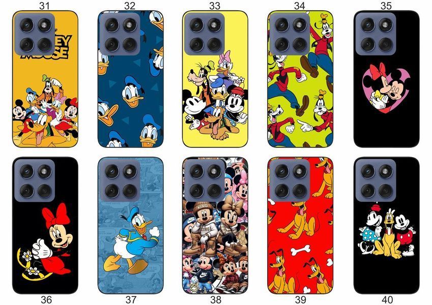 Силіконовий чохол Мікі Маус Mickey Mouse для Motorola Edge 60 Fusion діснеївська естетика &mdash; чохол з принтом для смартфона