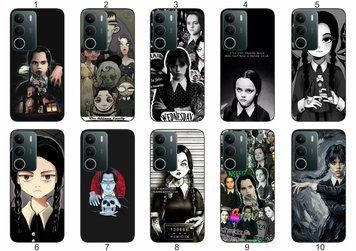 Силіконовий чохол Wednesday Addams Венздей для Realme C71 4G темна естетика та мінімалізм &mdash; чохол з принтом для смартфона