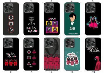 Силіконовий чохол Squid Game Гра в кальмара для ZTE Blade V70 Design 4G трендовий принт і захист &mdash; чохол з принтом для смартфона