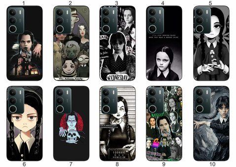 Силіконовий чохол Wednesday Addams Венздей для Realme C71 4G темна естетика та мінімалізм &mdash; чохол з принтом для смартфона