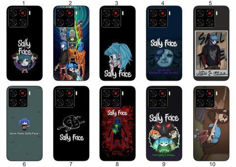 Силіконовий чохол Саллі Фейс Sally Face для ZTE Blade A56 загадковий дизайн &mdash; чохол з принтом для смартфона