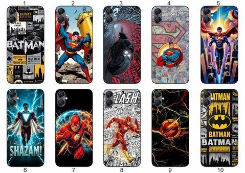 Силіконовий чохол DC Comics для Samsung A07 Galaxy A075F супергеройська естетика &mdash; чохол з принтом для смартфона