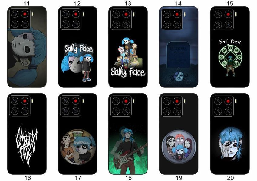 Силіконовий чохол Саллі Фейс Sally Face для ZTE Blade A56 загадковий дизайн &mdash; чохол з принтом для смартфона